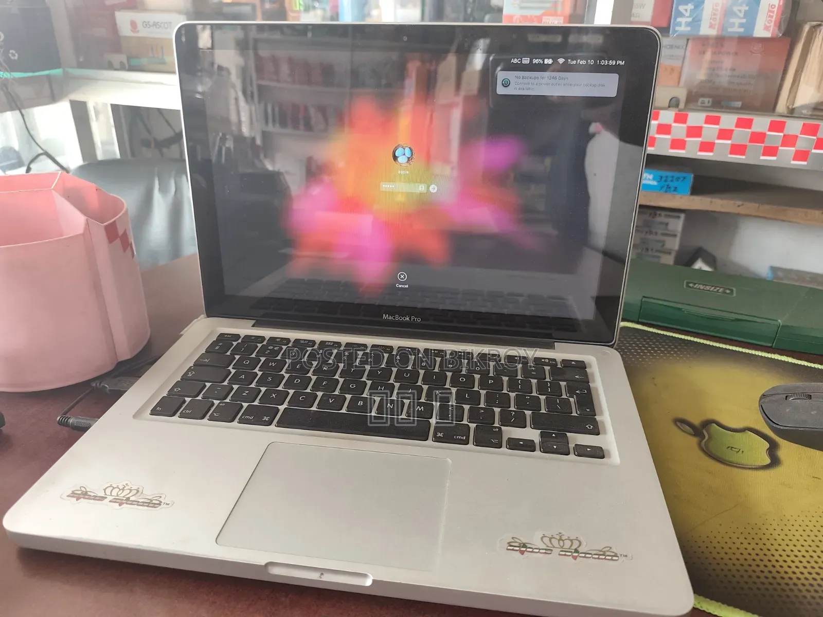 Laptop Apple MacBook 2011 8GB Intel Core I5 SSD 500GB