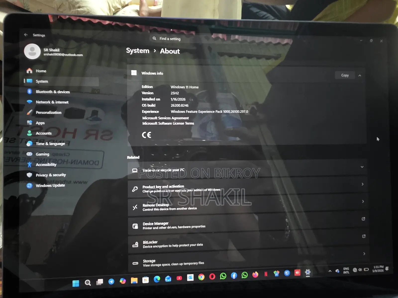 Laptop Microsoft Surface Laptop 4 16GB Intel Core I7 SSD 500GB