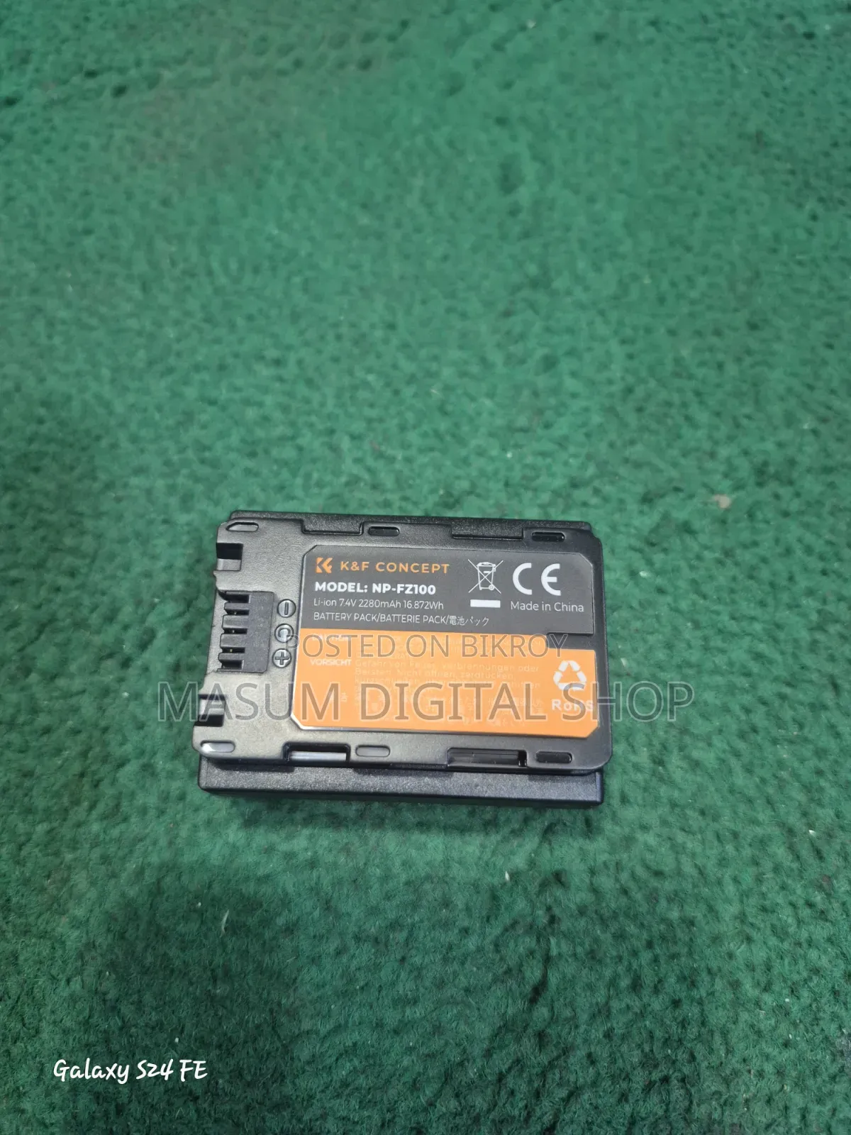 Sony A7 Ii Model K&F Company Battery Available