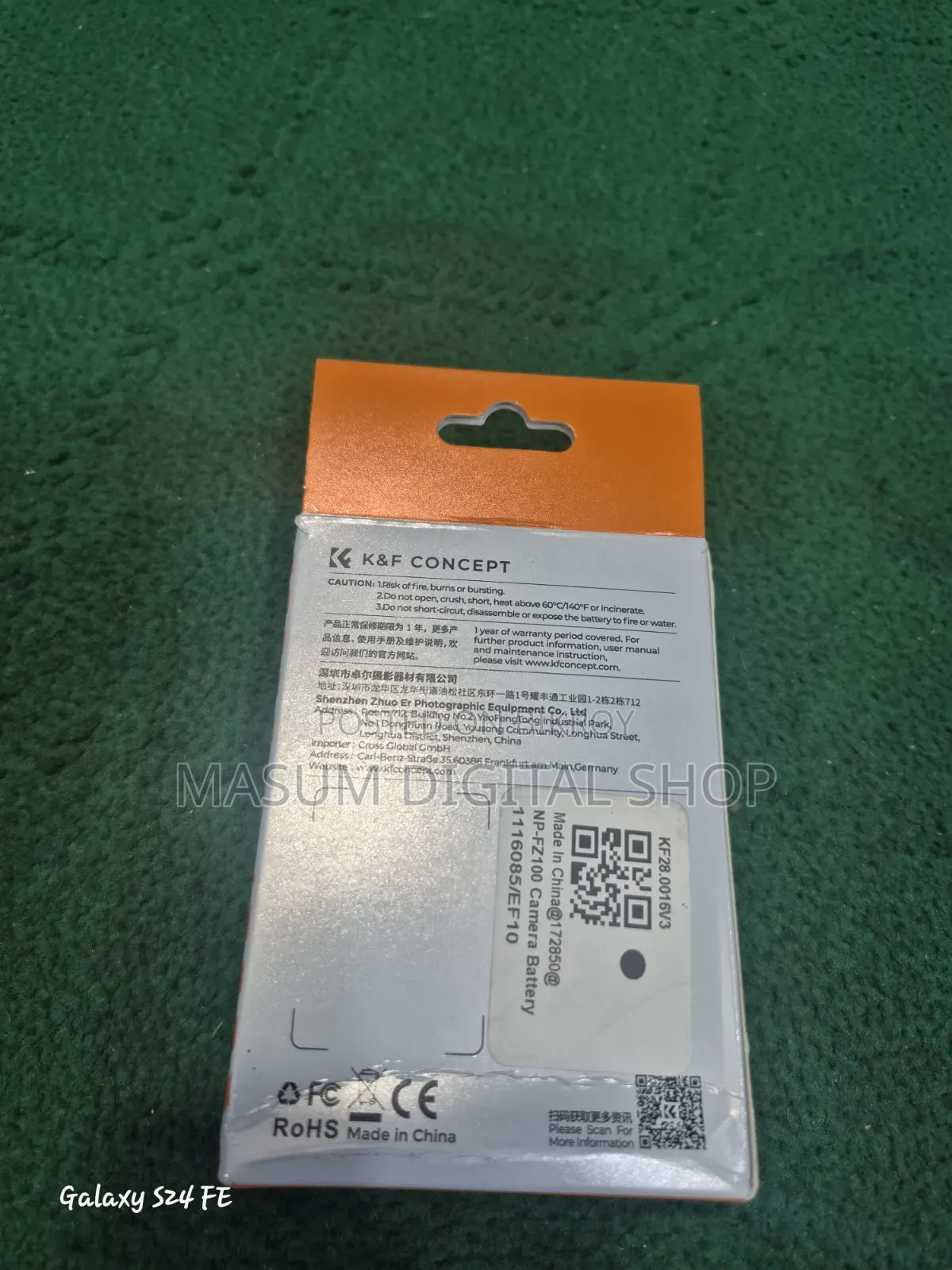 Sony A7 Ii Model K&F Company Battery Available