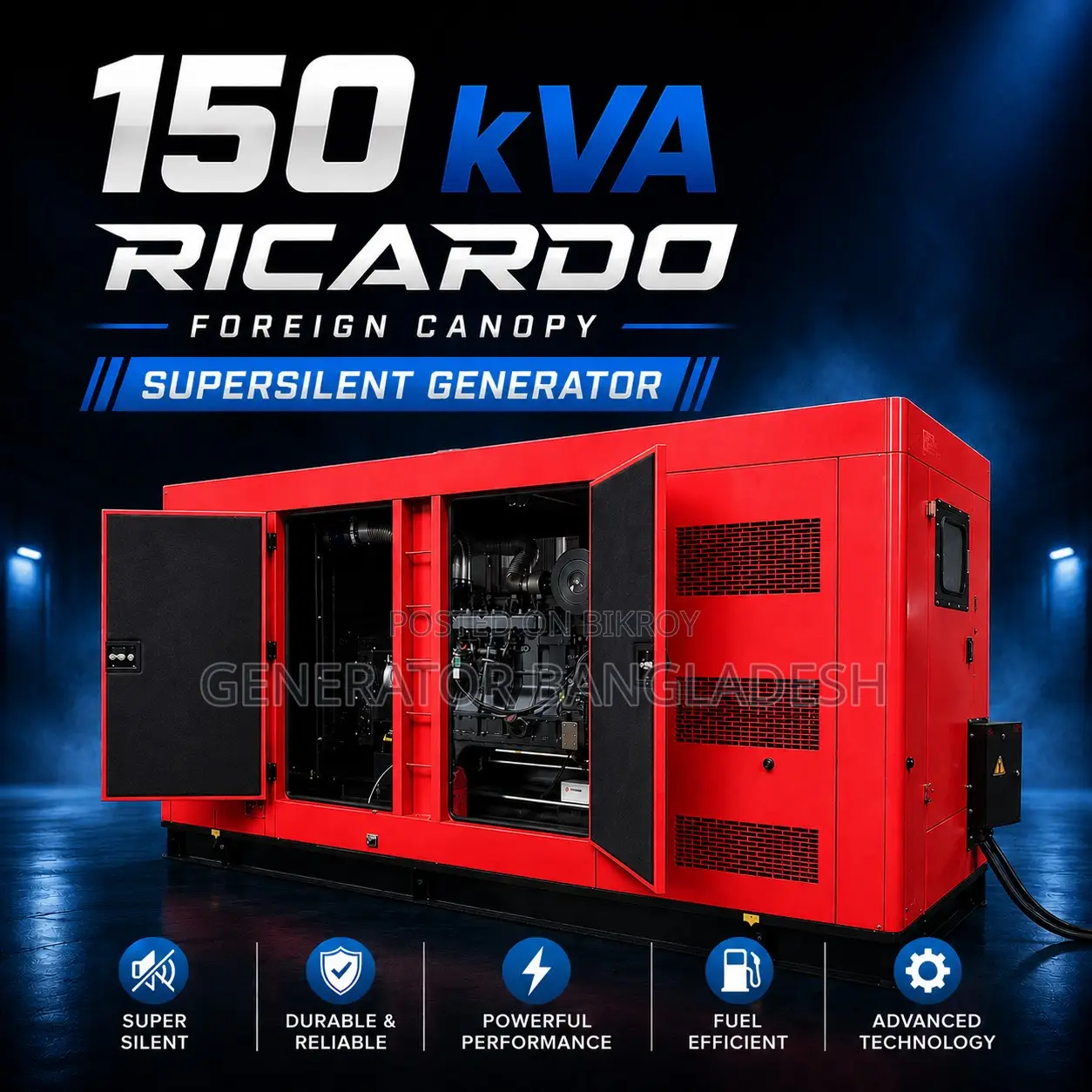 150 Kva Ricardo Diesel Generator