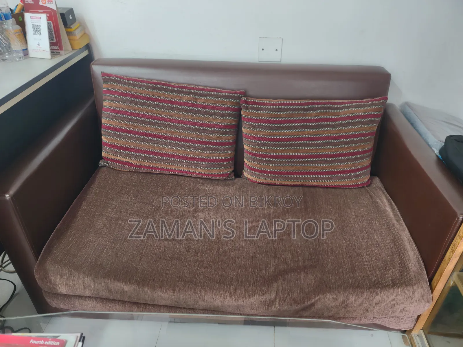 Leather Sofa Cum Bed Set