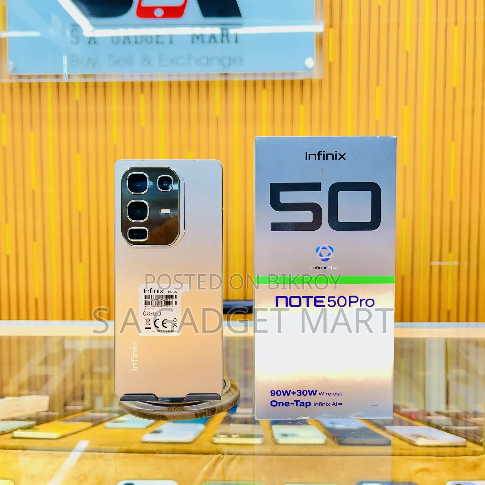 Infinix Note 50 Pro 256 GB Gray