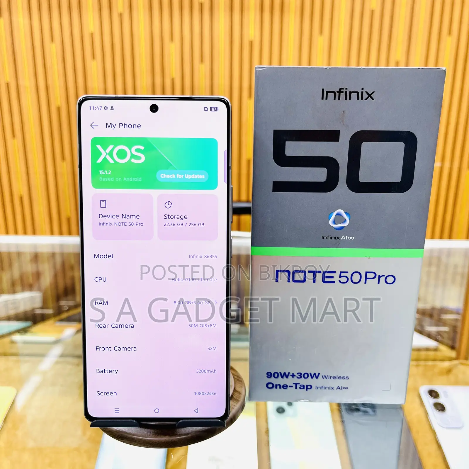 Infinix Note 50 Pro 256 GB Gray