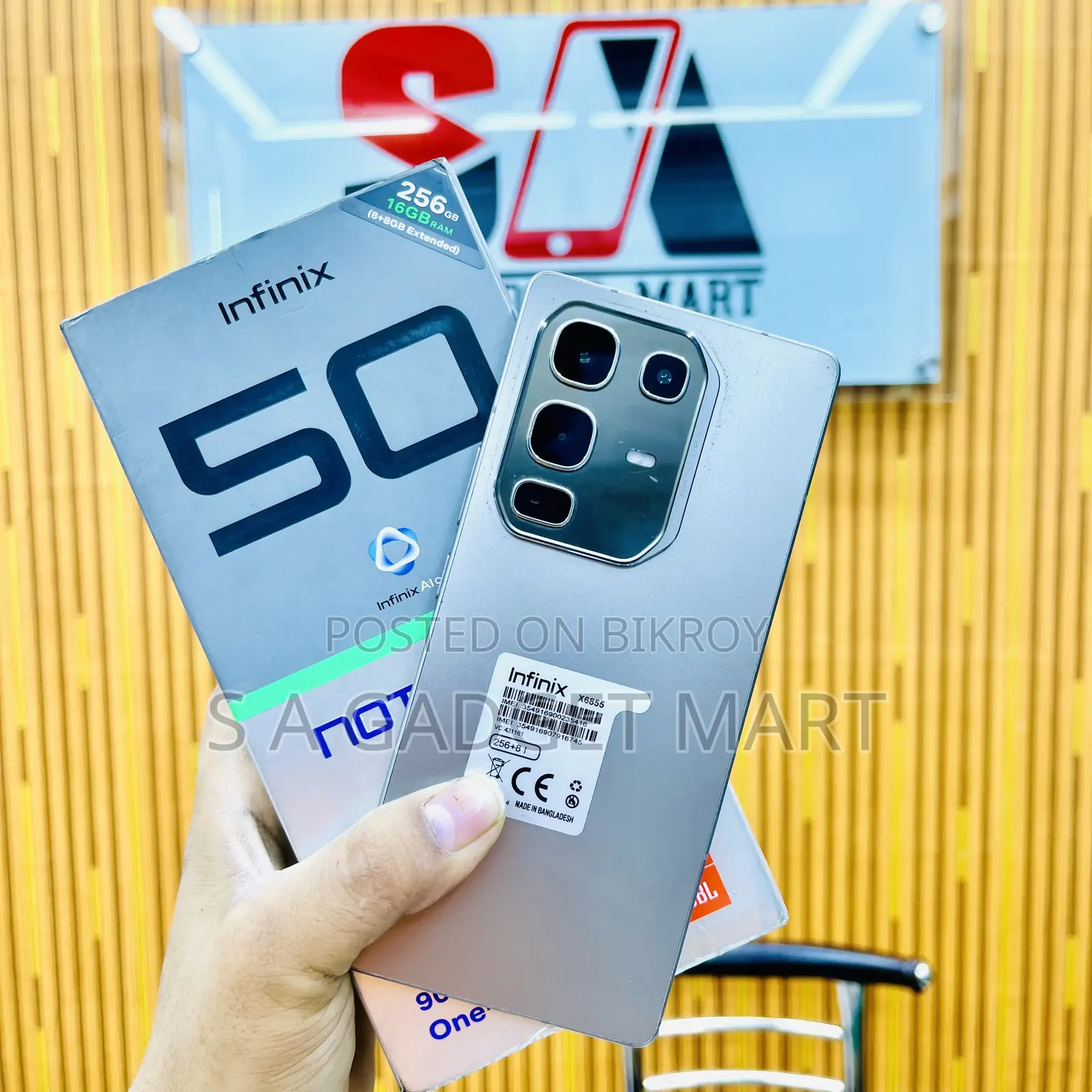 Infinix Note 50 Pro 256 GB Gray