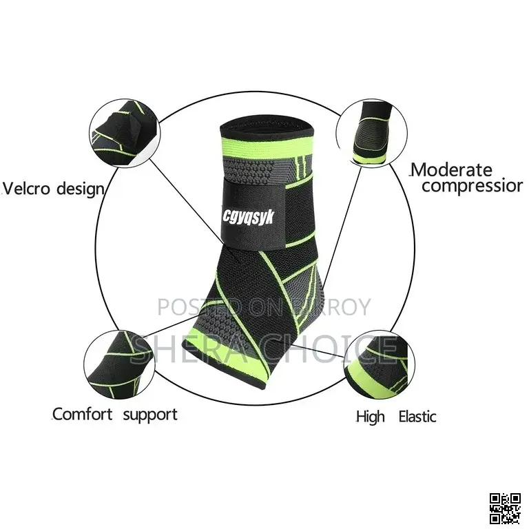 Breathable Adjustable Ankle Compression Support