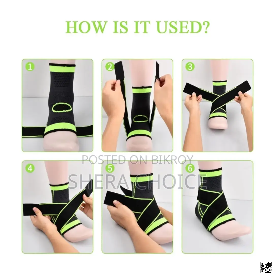 Breathable Adjustable Ankle Compression Support