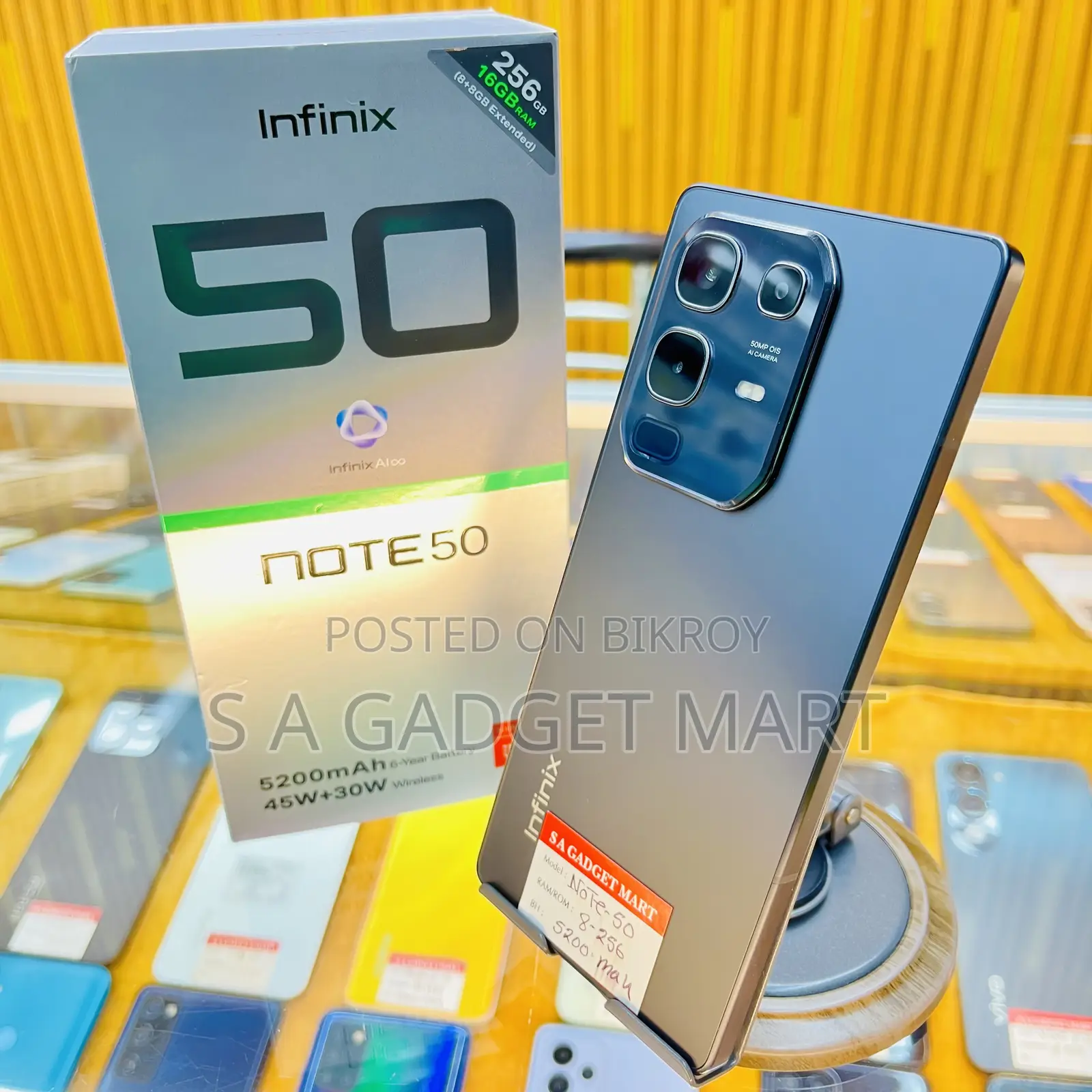 Infinix Note 50 4G 256 GB Black