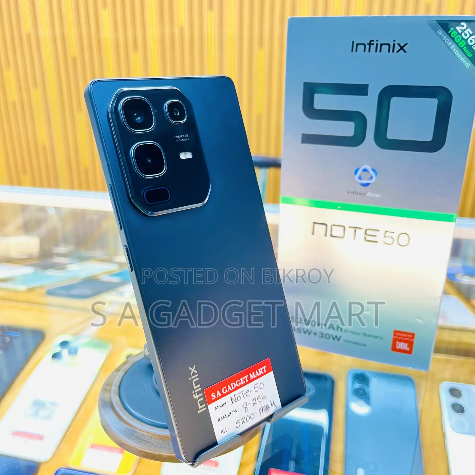 Infinix Note 50 4G 256 GB Black