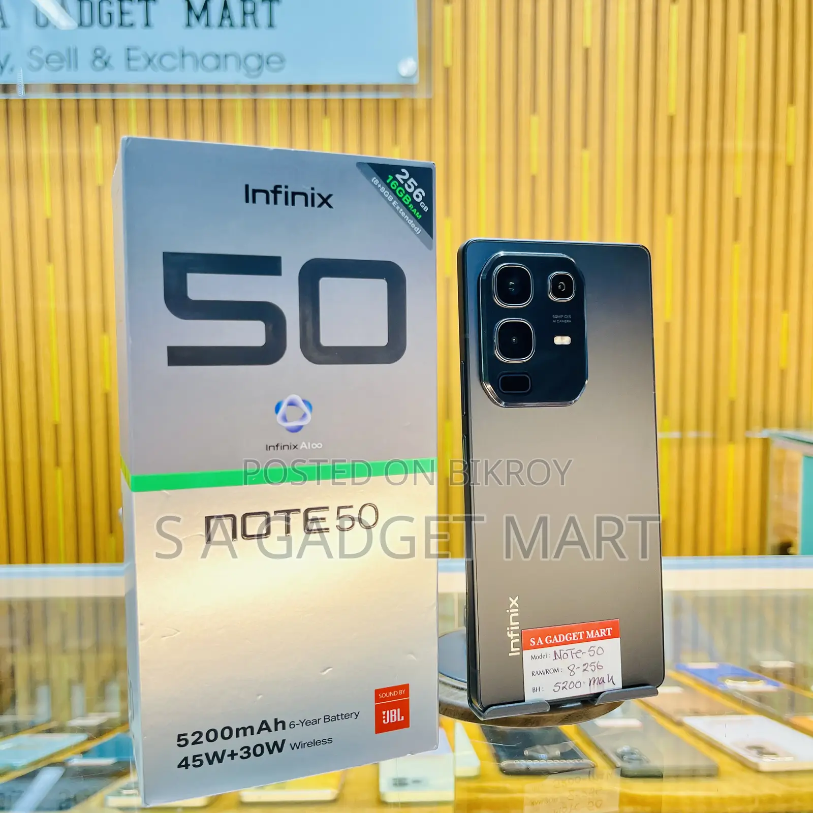 Infinix Note 50 4G 256 GB Black
