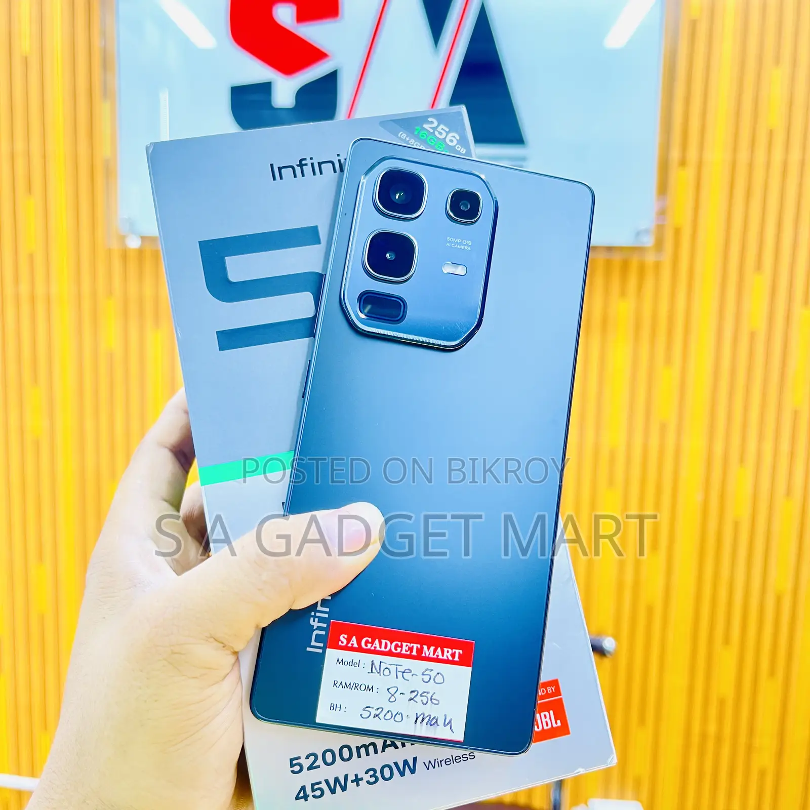 Infinix Note 50 4G 256 GB Black