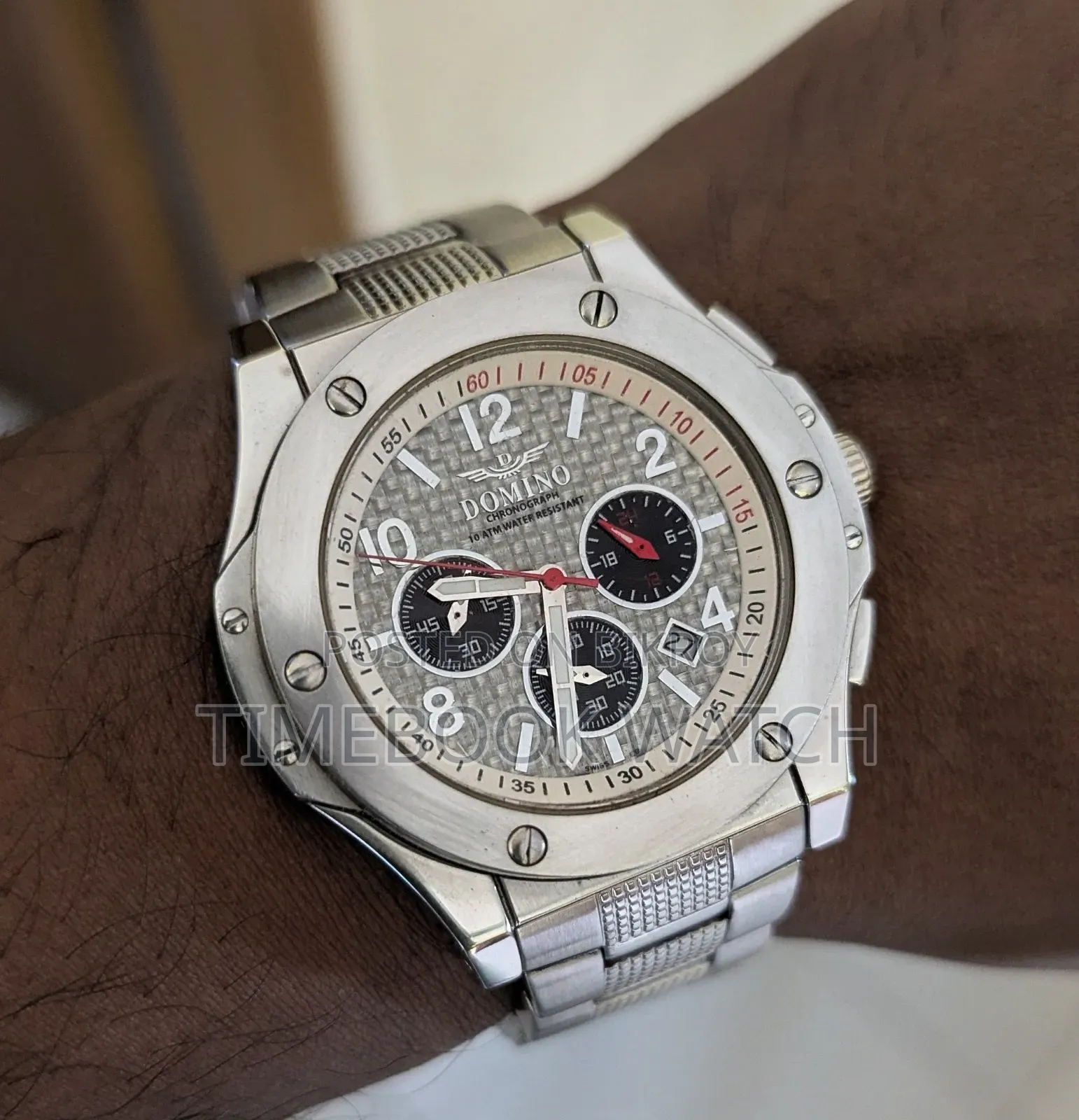 Domino Watch Beautiful Design 100% Authentic