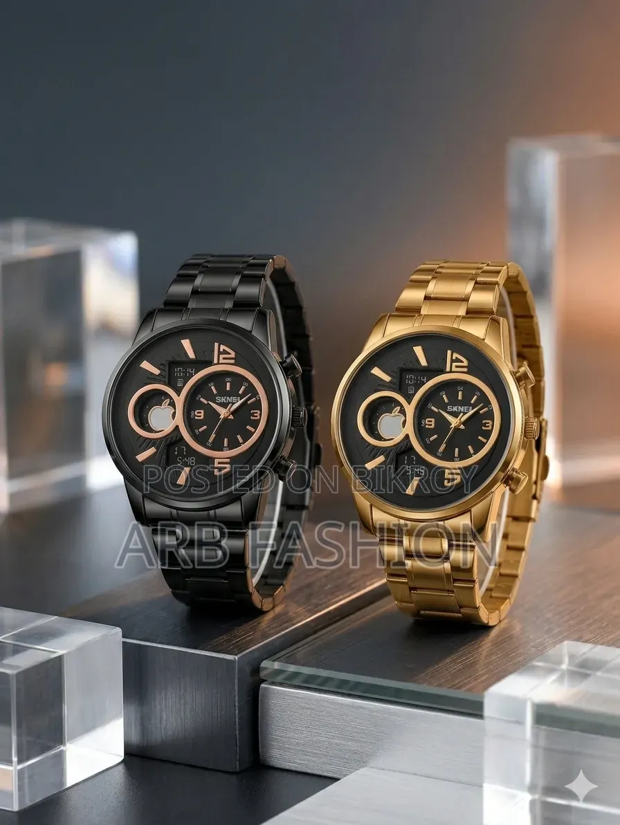 *Black or Gold? Define Your Signature Look With Skmei Luxury.