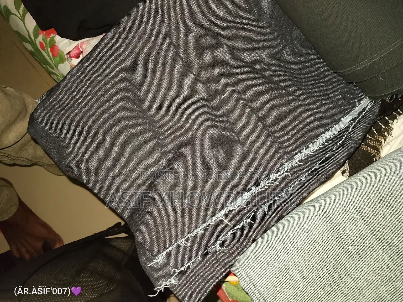 Jeans and Gabardine Fabric by the Yard