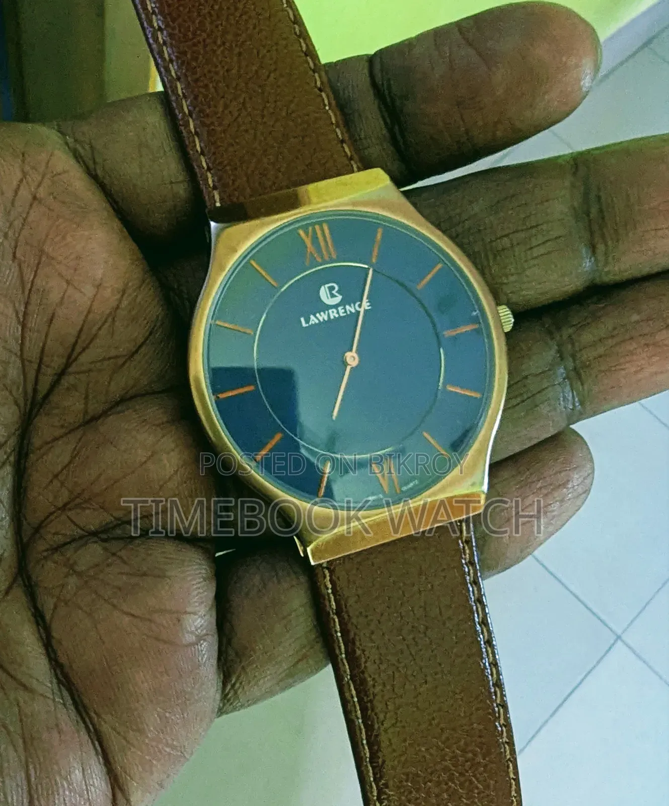 Lawrence Ultra-Slim Swiss Watch 100% Authentic
