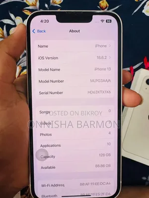 New Apple iPhone 13 128 GB White