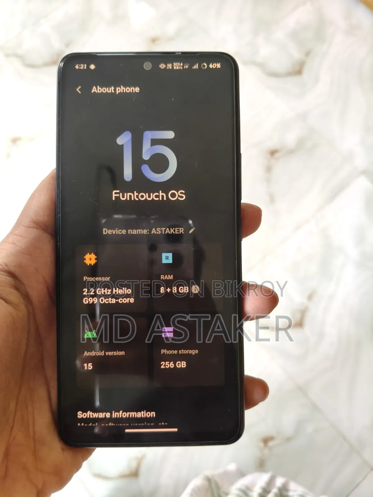 Vivo V27e 256 GB Black