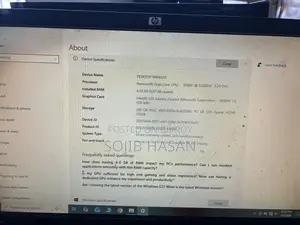 Desktop Computer HP 6GB Intel Core I3 HDD+SSD 256GB