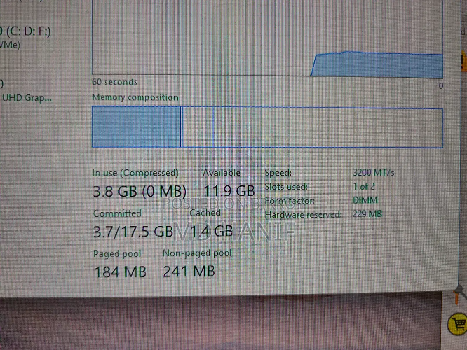 Desktop Computer 16GB Intel Core I5 SSD 1T