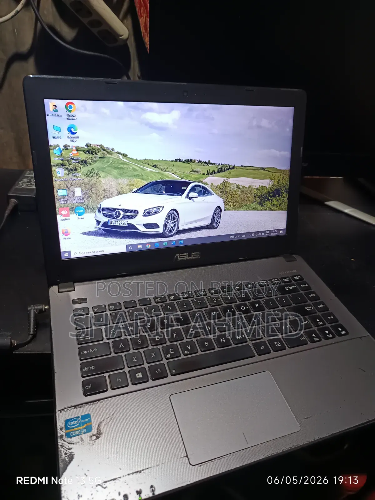 Laptop Asus 6GB Intel Core I3 HDD 640GB