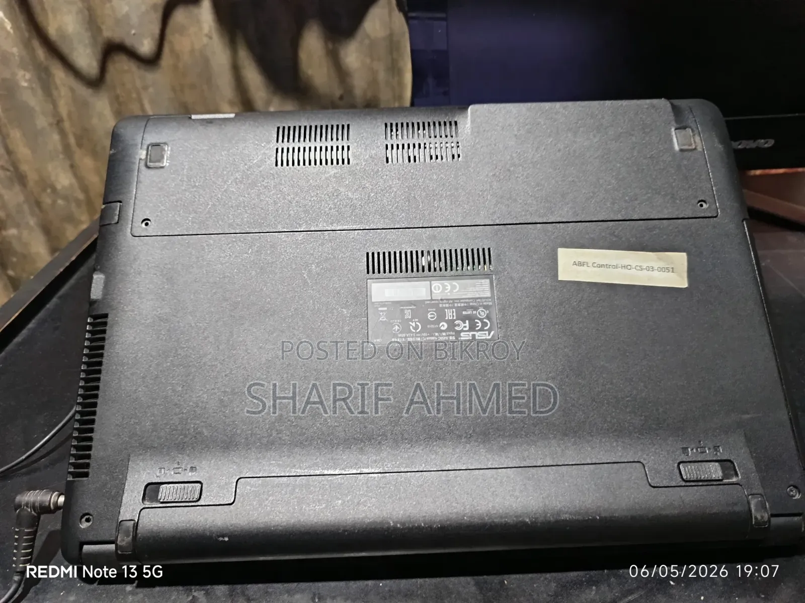 Laptop Asus 6GB Intel Core I3 HDD 640GB
