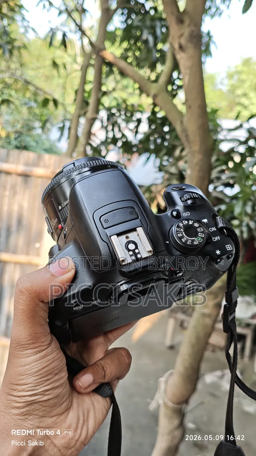 Canon 700d With 50mm Lens