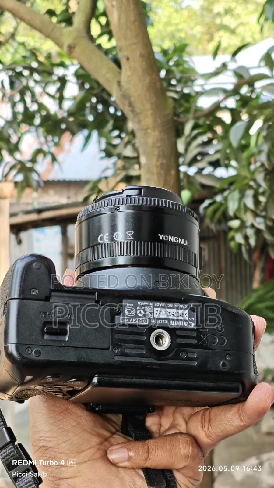 Canon 700d With 50mm Lens