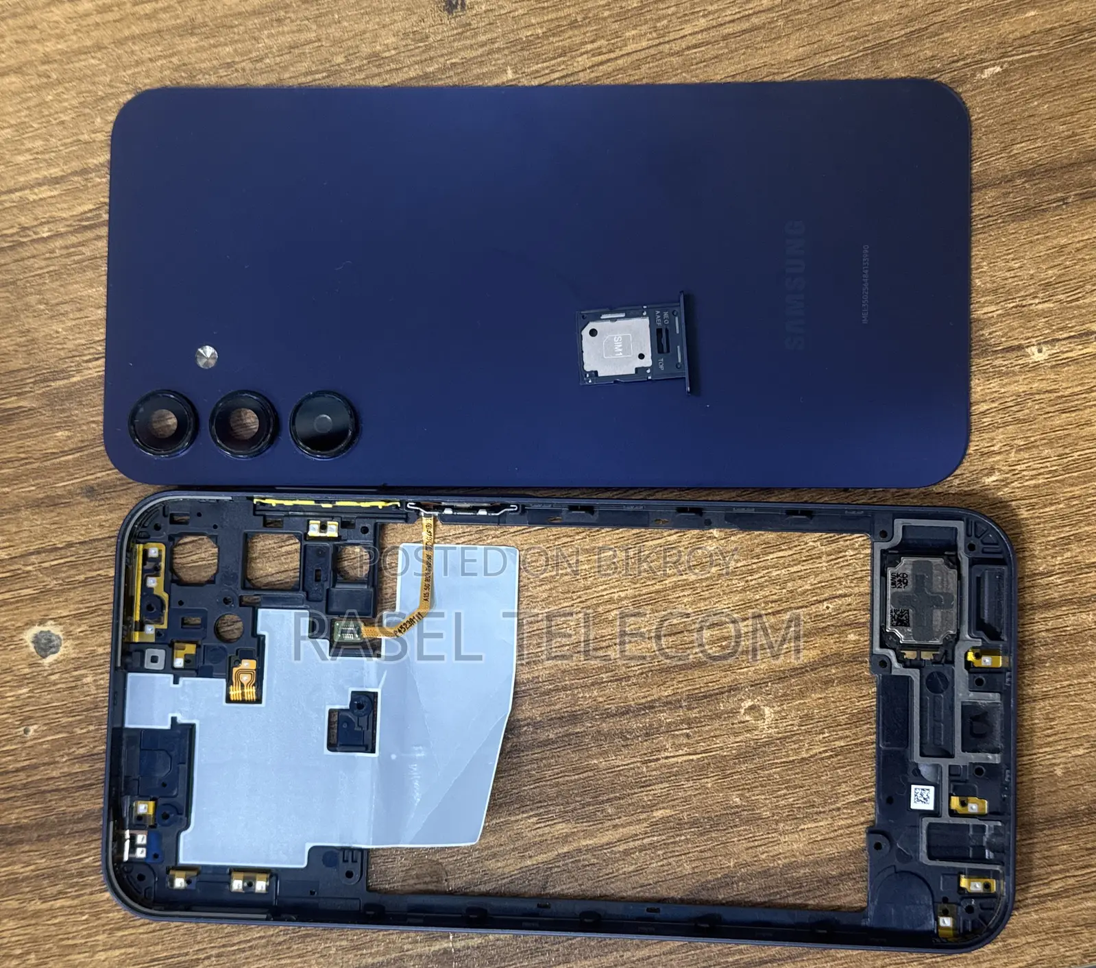 Samsung Galaxy A15 Original Disassembled Back Shell Frame (Set Khula
