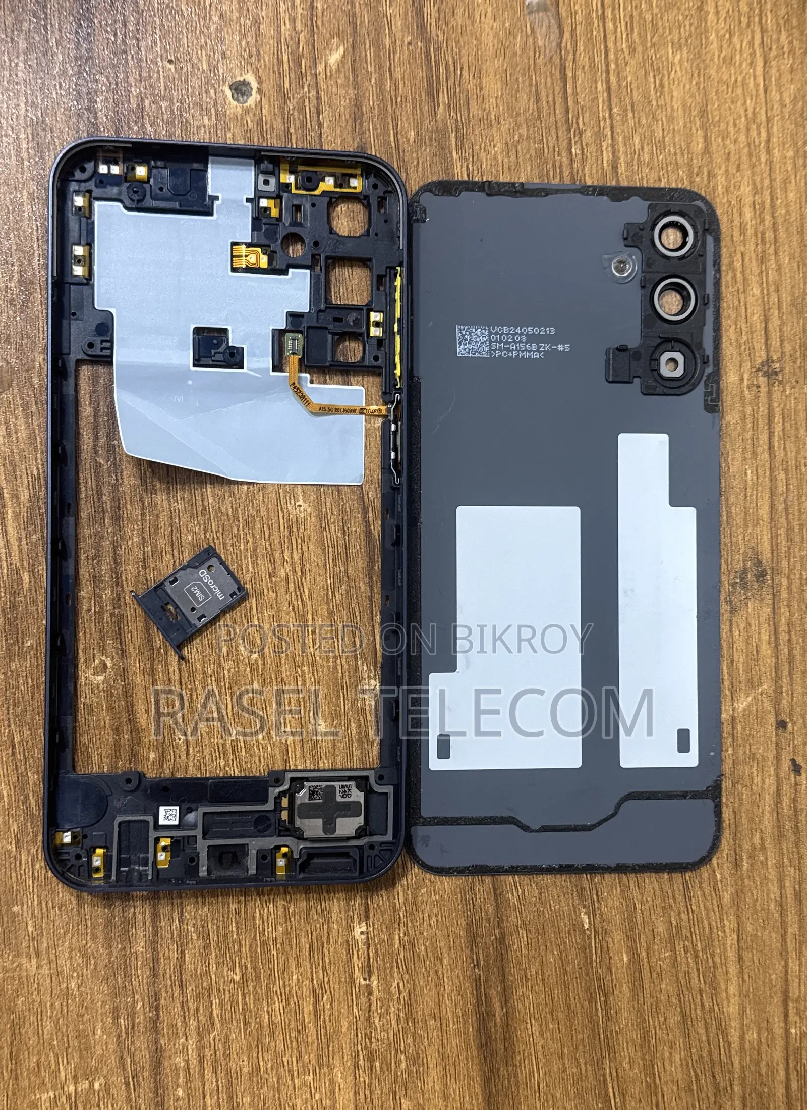 Samsung Galaxy A15 Original Disassembled Back Shell Frame (Set Khula