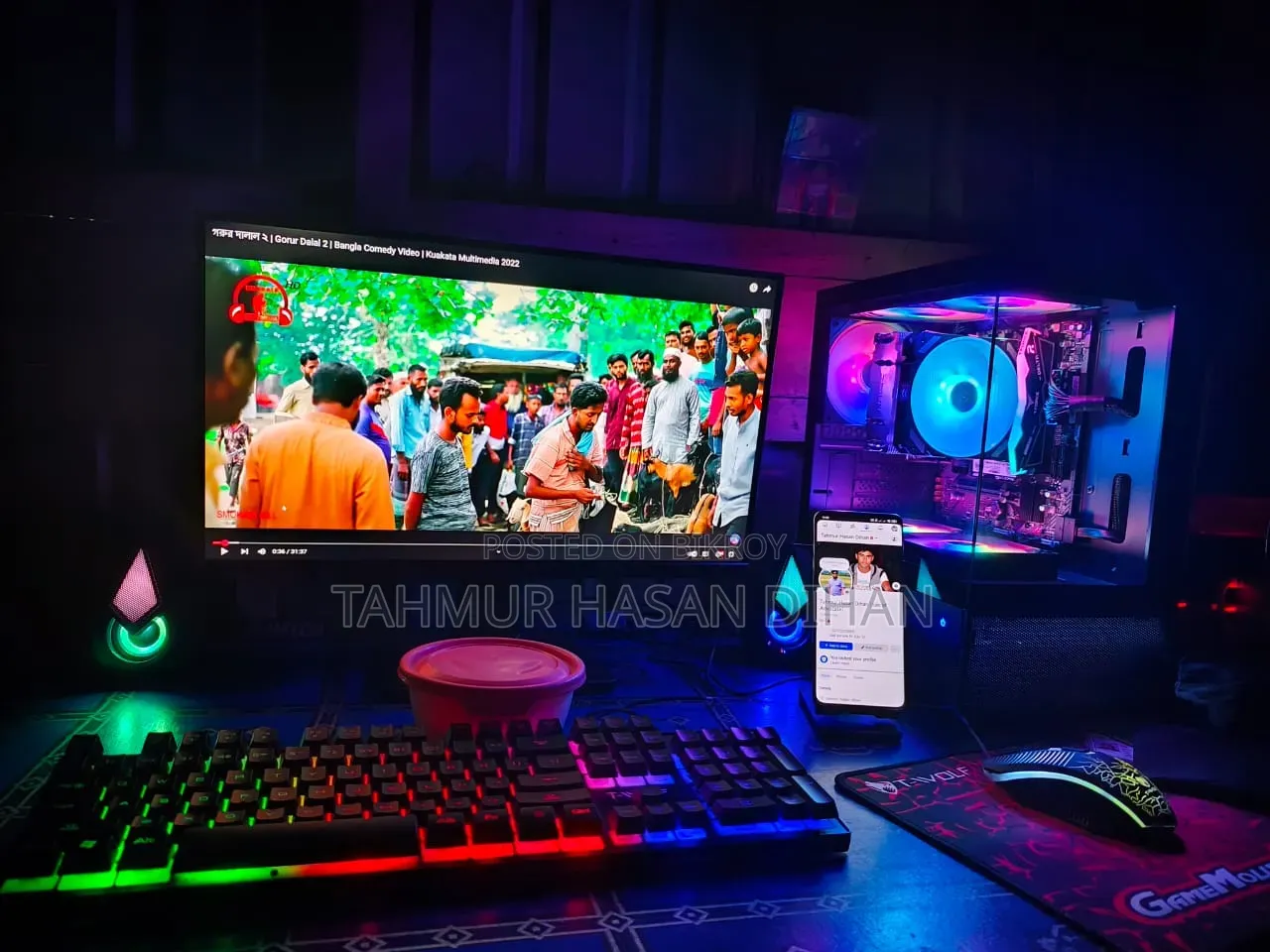 ডেস্কটপ কম্পিউটার 16GB AMD Ryzen 5 SSD 1T