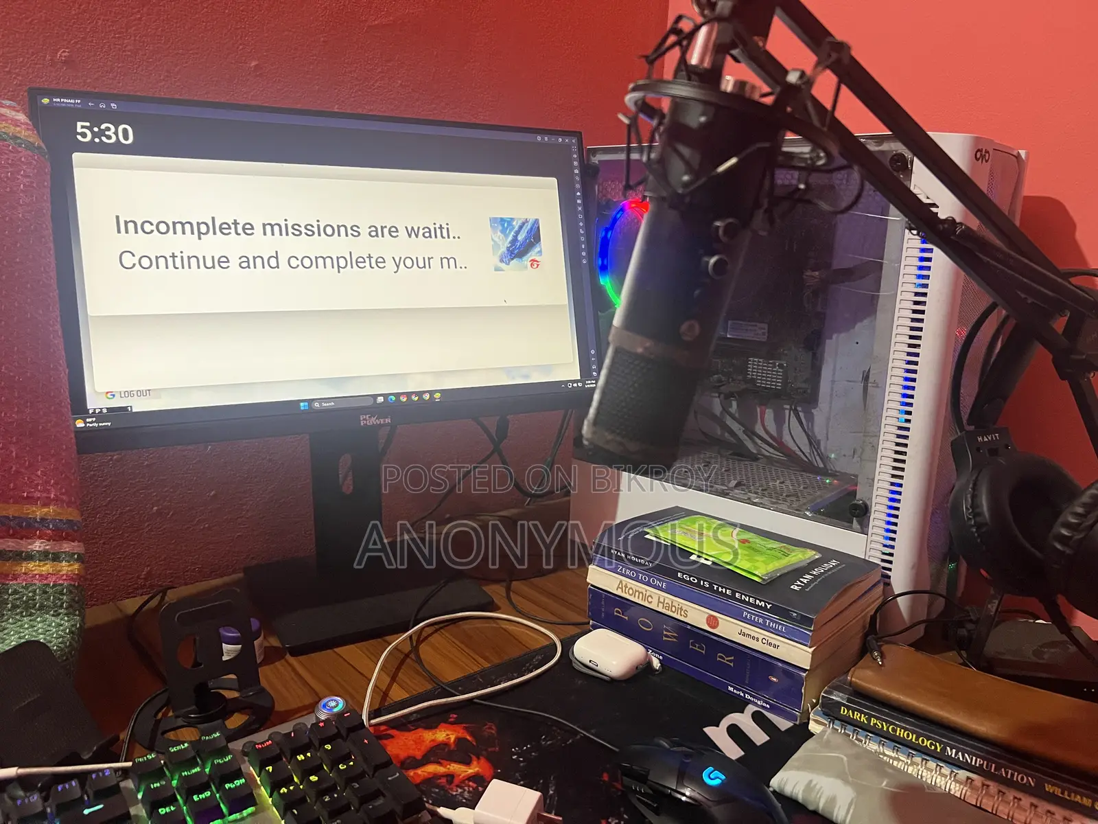 Desktop Computer 16GB AMD Ryzen 5 HDD+SSD 750GB