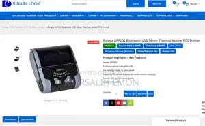 Rongta Rpp200 Bluetooth Usb 58mm Thermal Mobile Pos Printer
