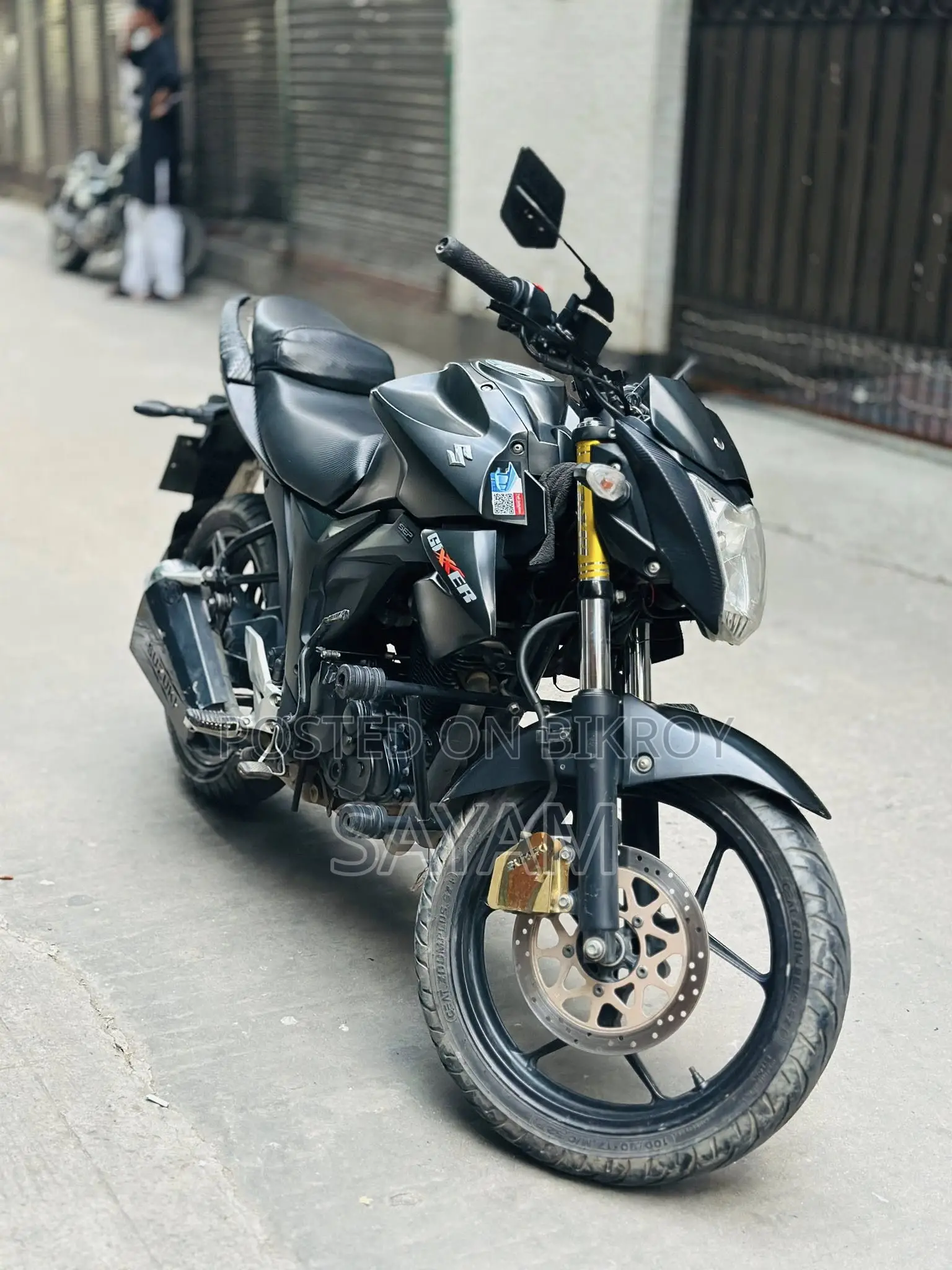 Suzuki Gixxer Monotone 2024 Black