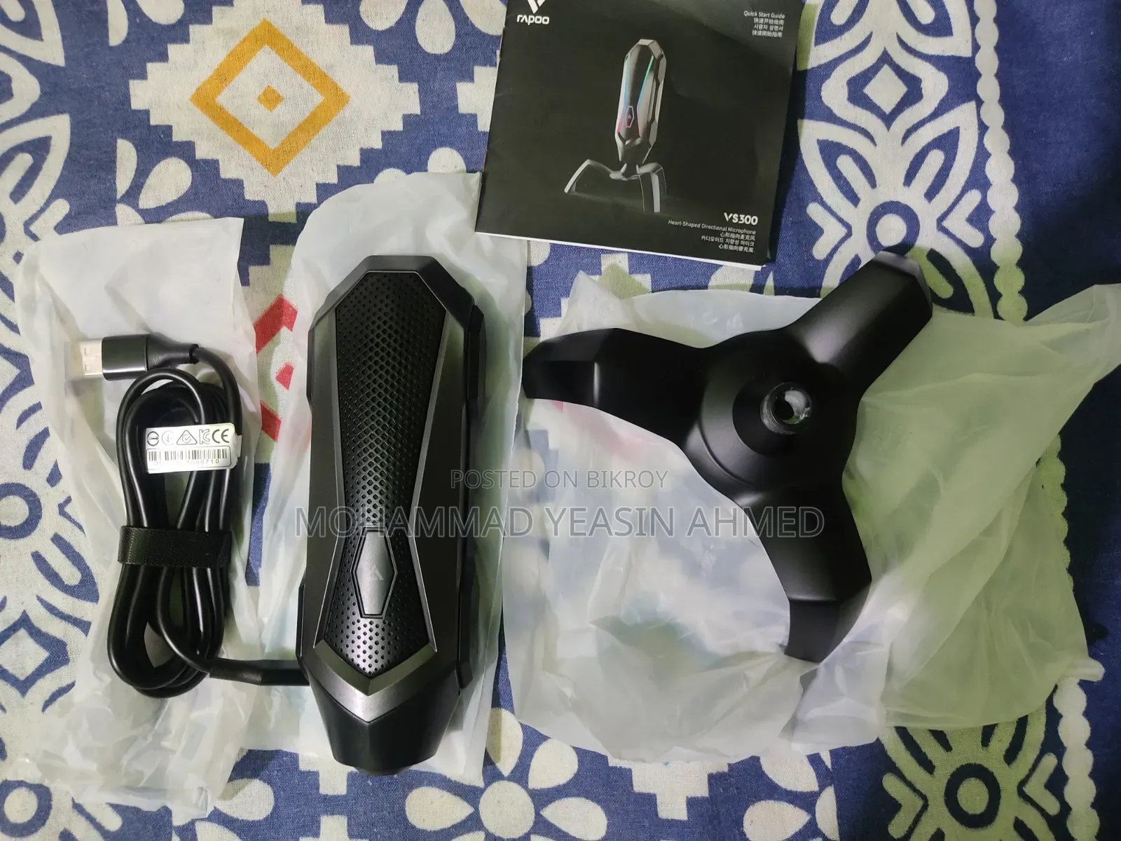 Rapoo Vs300 Heart-Shaped Directional Microphone
