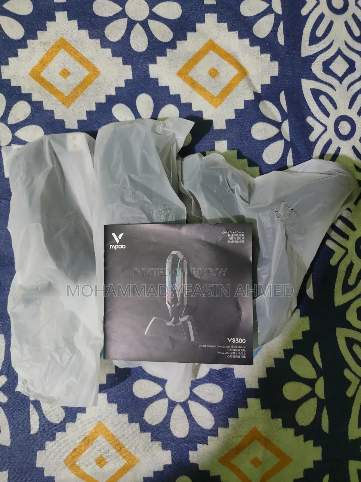 Rapoo Vs300 Heart-Shaped Directional Microphone