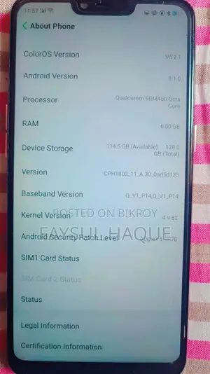Oppo A3s 256 GB Pink