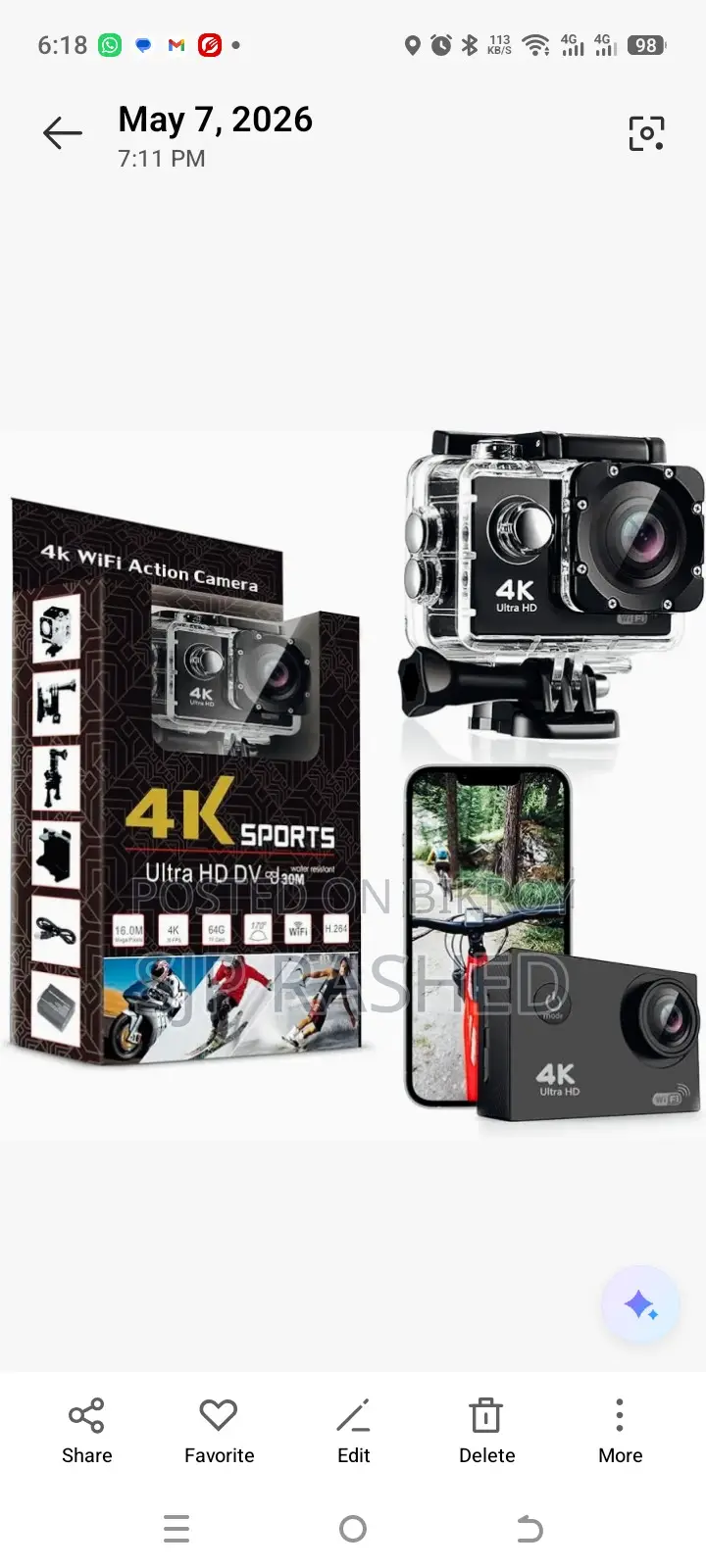 Ultra Hd Wifi Action Camera