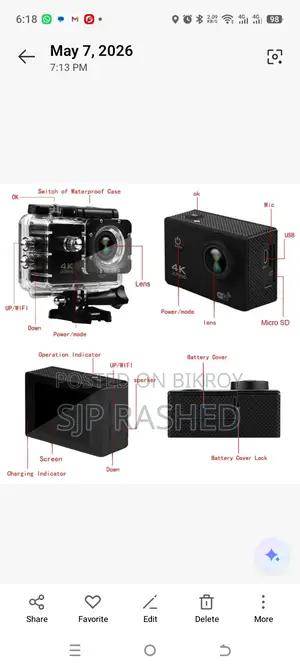 Ultra Hd Wifi Action Camera
