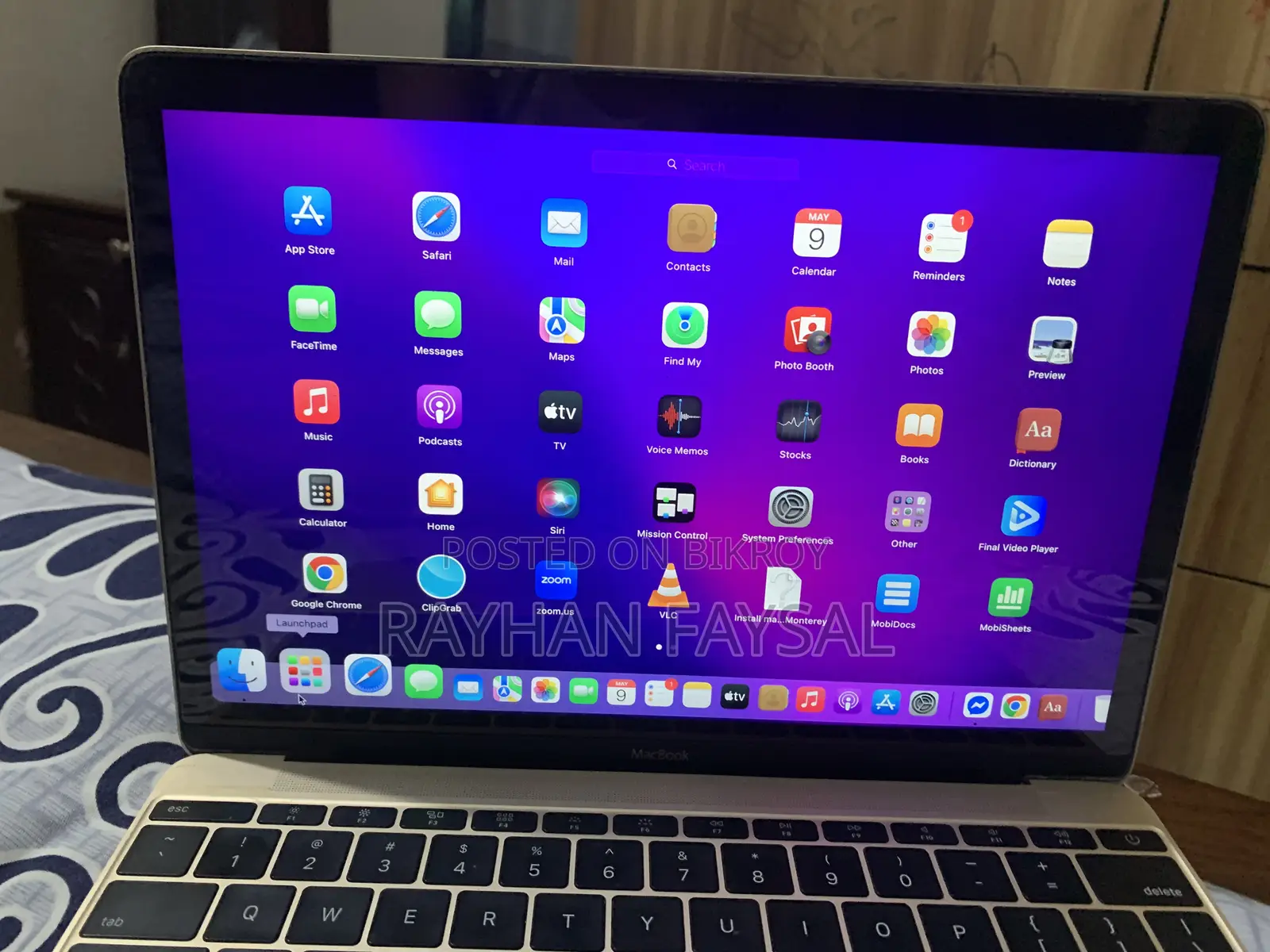 Laptop Apple MacBook 2016 8GB Intel Core 3 SSD 256GB