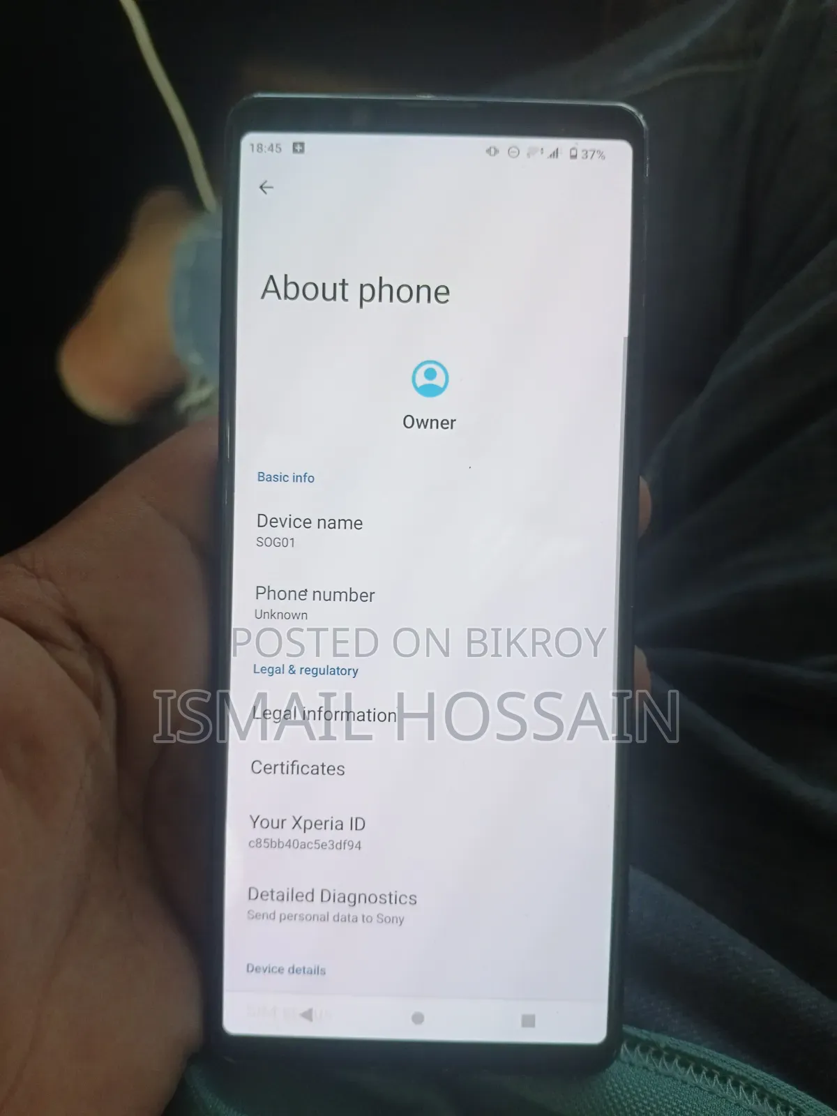 Sony Xperia 1 II 256 GB Black
