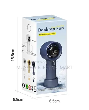 New Model 221 Turbo Fan Digital Display 100-Speed Usb Mini Fan