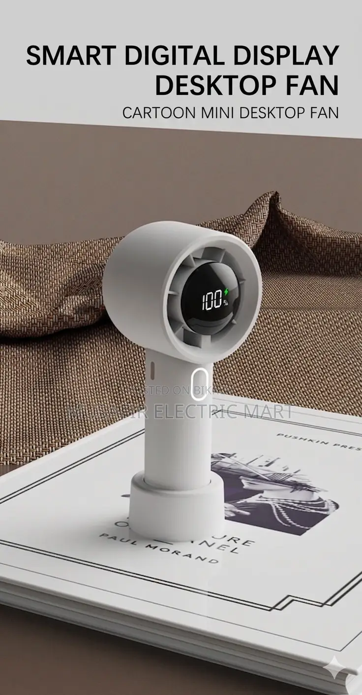 New Model 221 Turbo Fan Digital Display 100-Speed Usb Mini Fan
