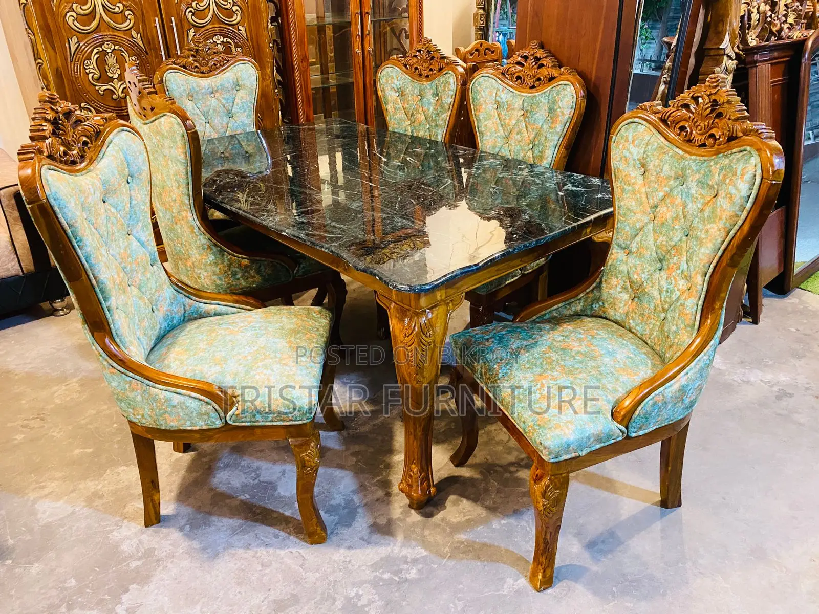 Modern Design Dining Set Made of Teak Wood Dl144f