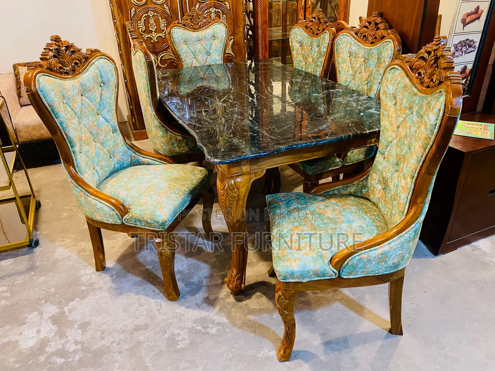 Modern Design Dining Set Made of Teak Wood Dl144f