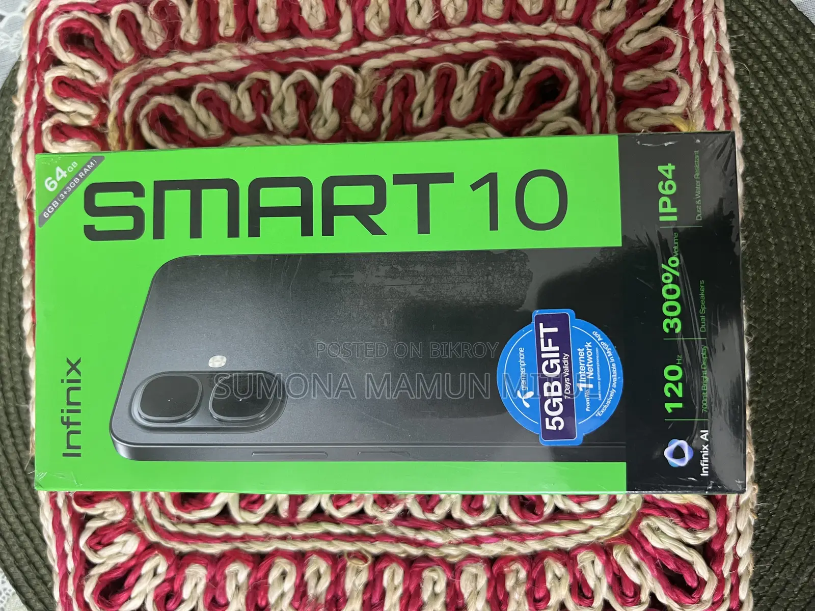 New Infinix Smart 10 64 GB Silver