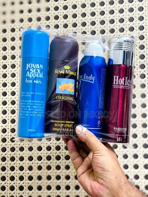 Premium 4 PCS Body Spray Combo | Best Perfume Offer in Bangladesh 200ml