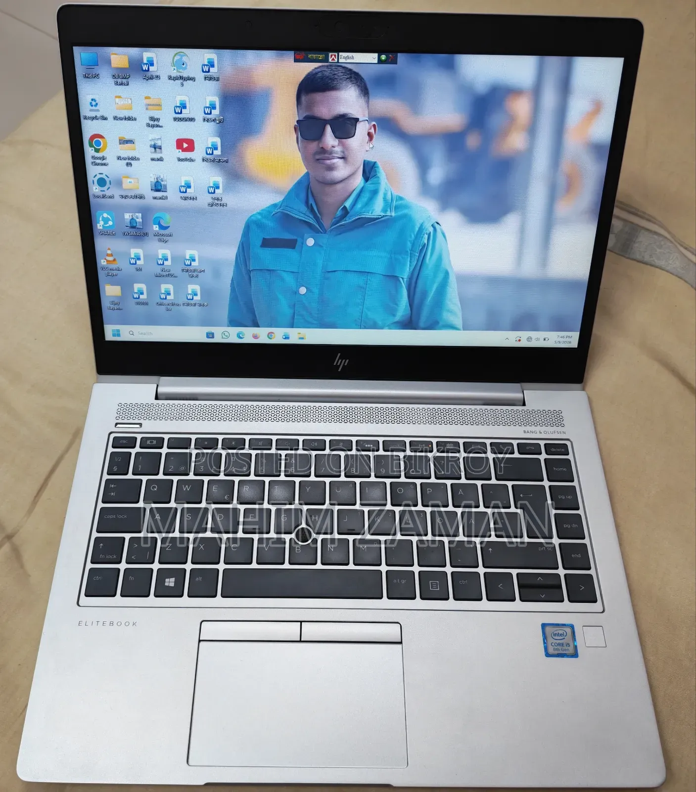 Laptop HP EliteBook 840 G5 8GB Intel Core I5 SSD 256GB