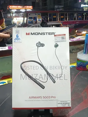 Monster Airmars Sg03 Pro Neckband Wireless Gaming Headphones