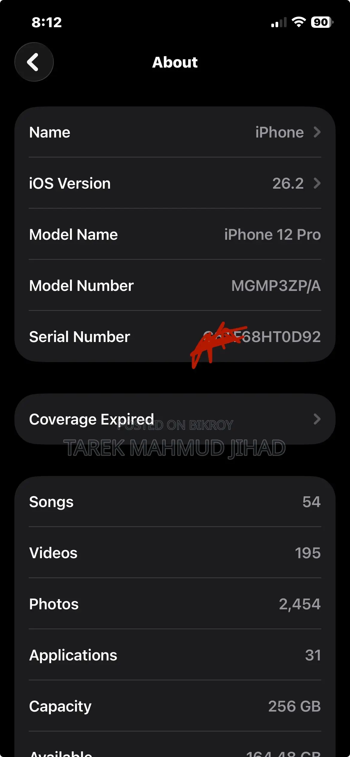 Apple iPhone 12 Pro 256 GB Silver