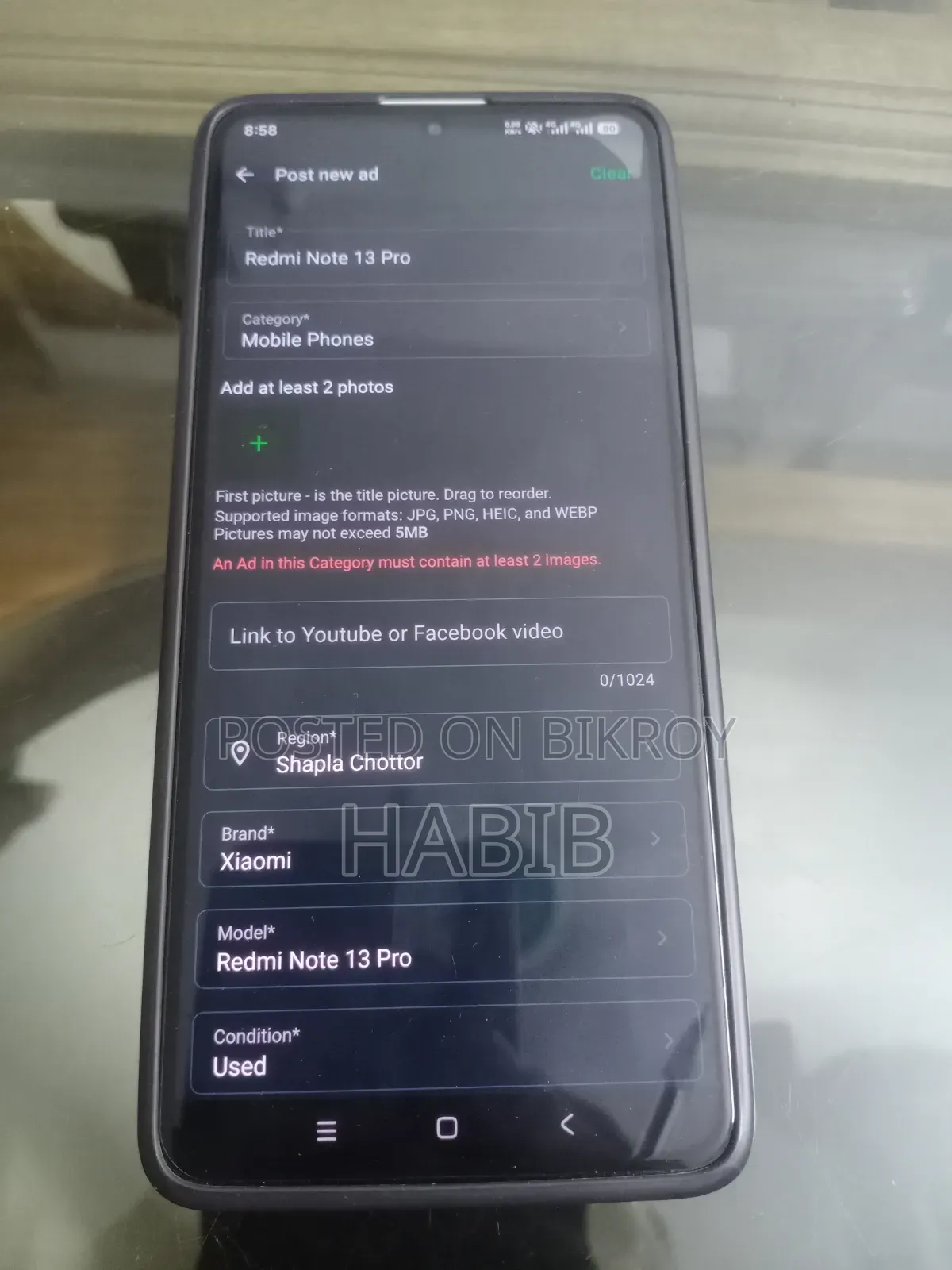 Xiaomi Redmi Note 13 Pro 256 GB Red